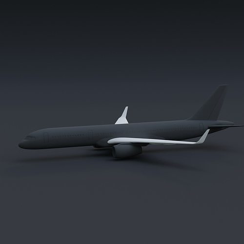 Boeing 757 - winglet replacement wing free 3D model 3D printable | CGTrader
