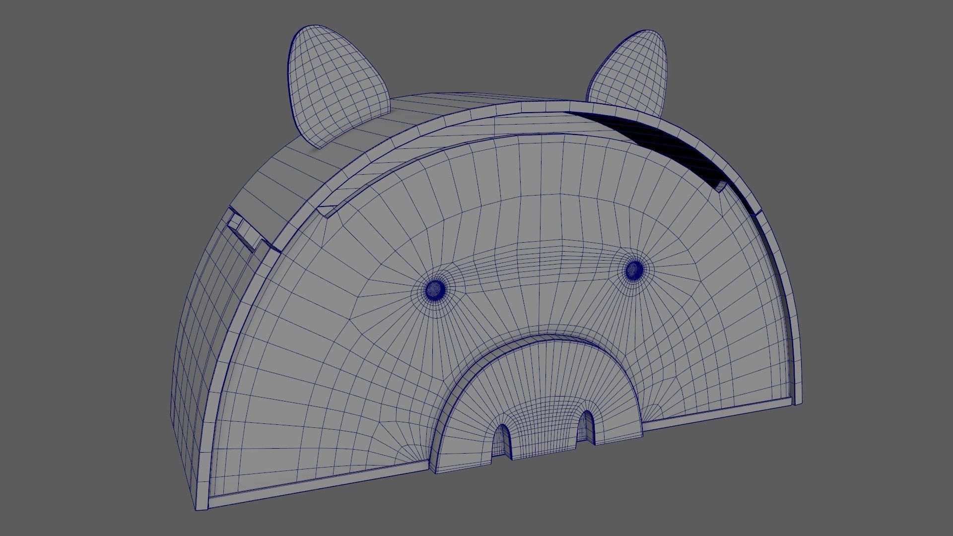 Pig Toy Box for Playing Equipments Child Room Plastic Edition 3D model