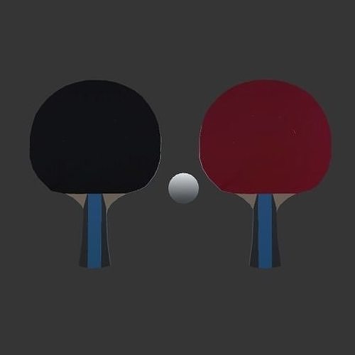 Table tennis bat and ball