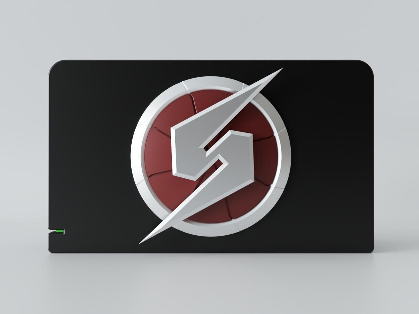 Nintendo Switch Dock custo faceplate Metroid 3D model 3D printable CGTrader