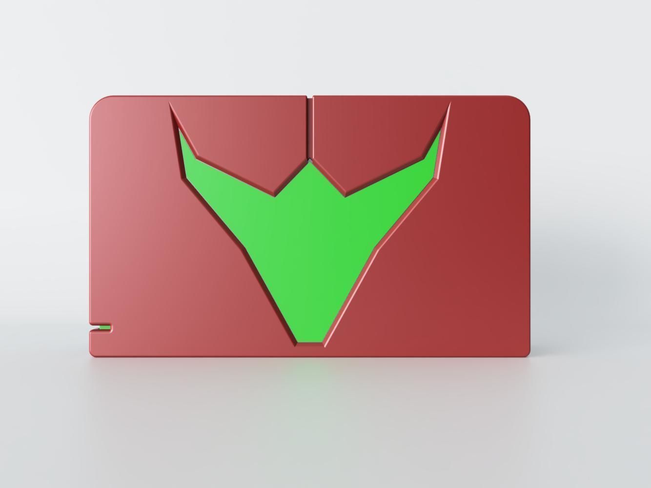 Nintendo Switch Dock custo faceplate Metroid 3D model 3D printable CGTrader