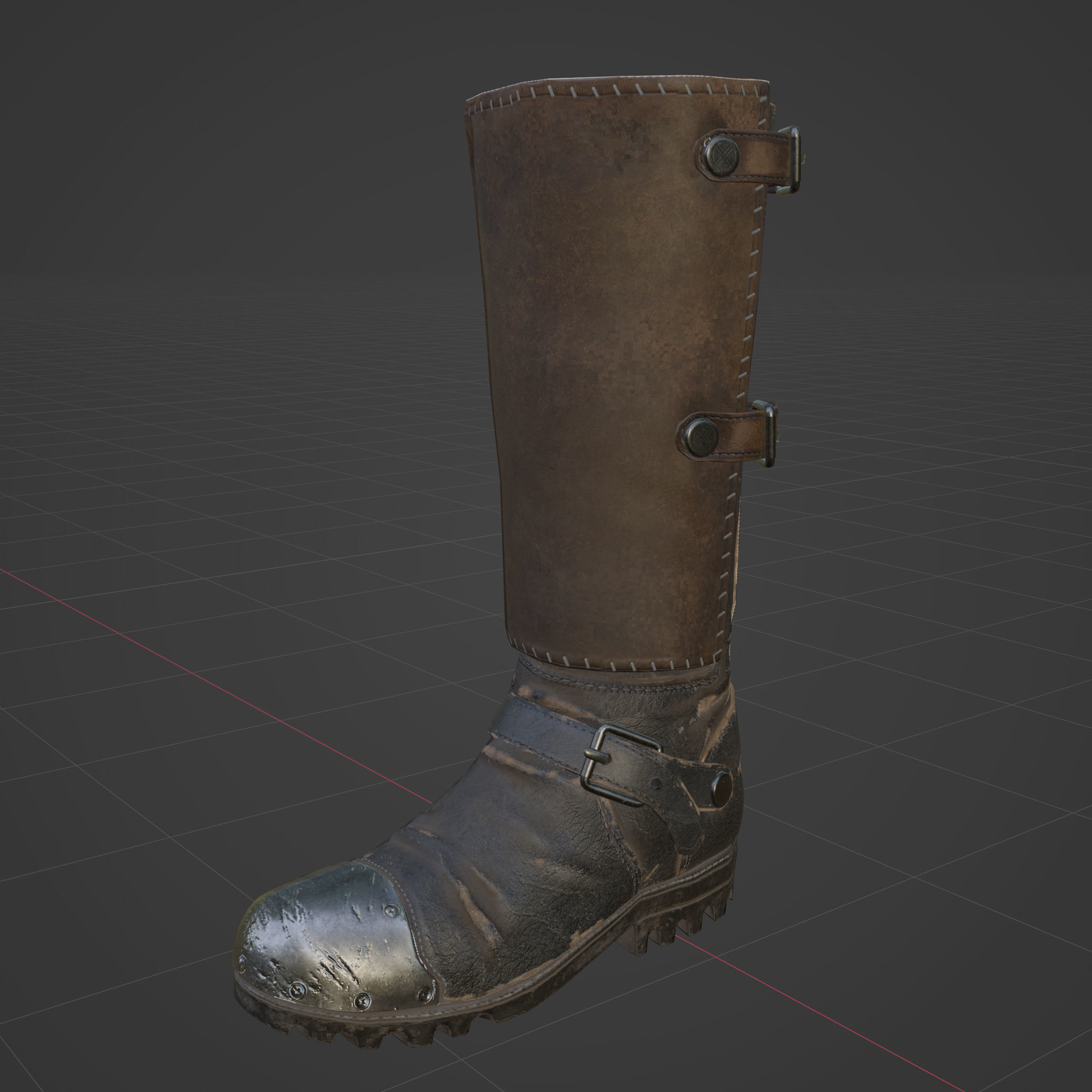 stylish steel cap boots