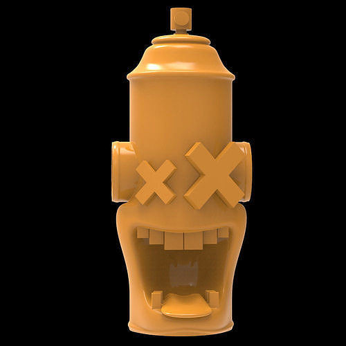 Monster Can 06 3D model 3D printable CGTrader