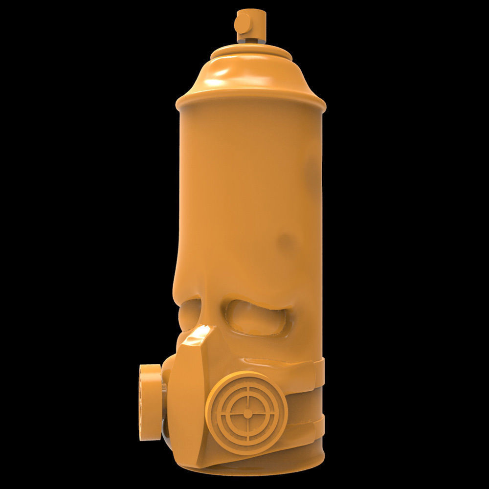 Monster Can 10 3D model 3D printable CGTrader