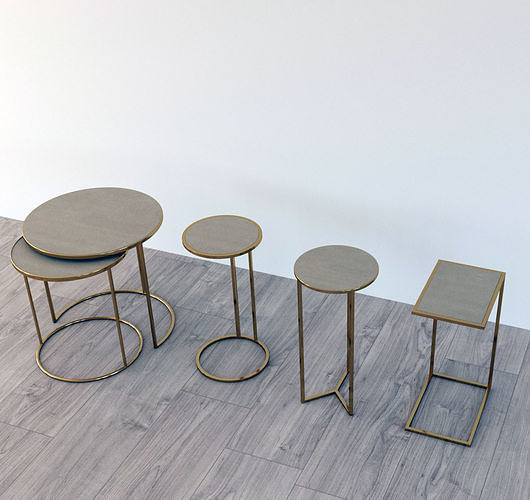 RH Side tables 3D model CGTrader