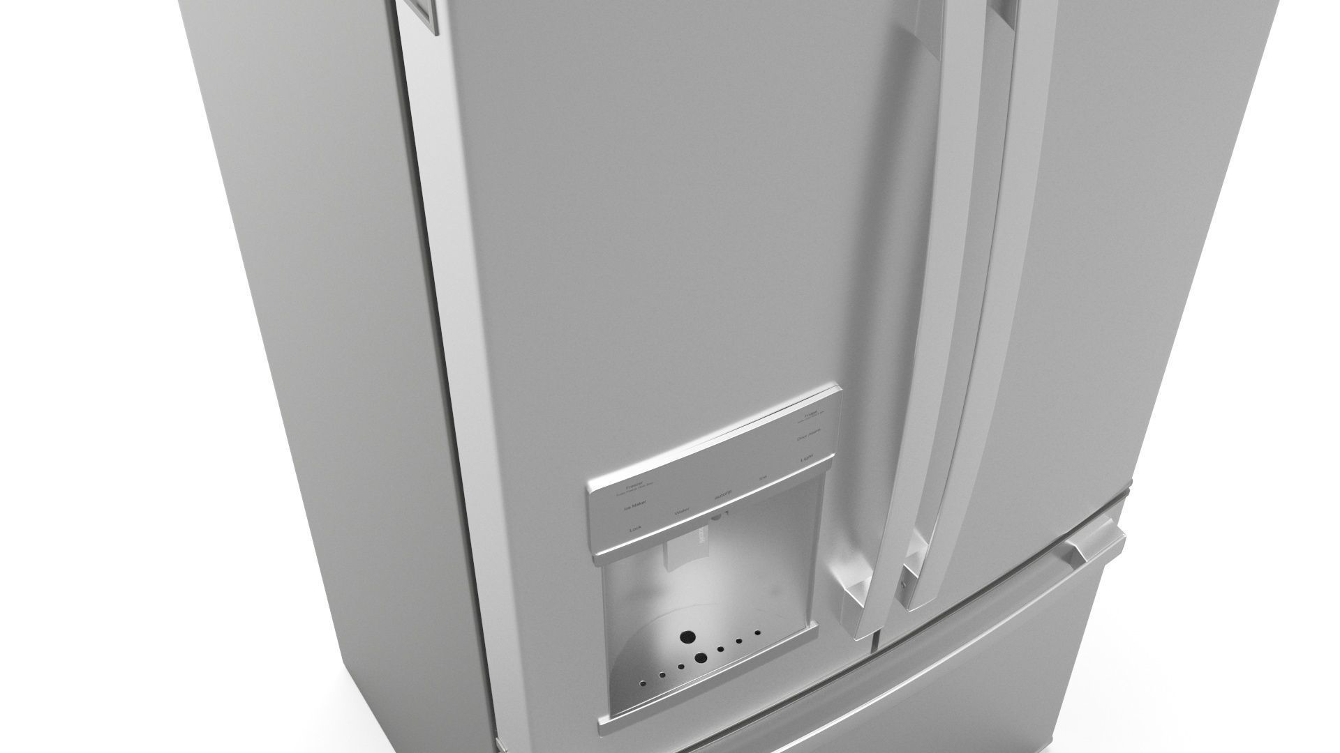 GE Profile FrenchDoor Refrigerator PYE22KYNFS 3D model CGTrader