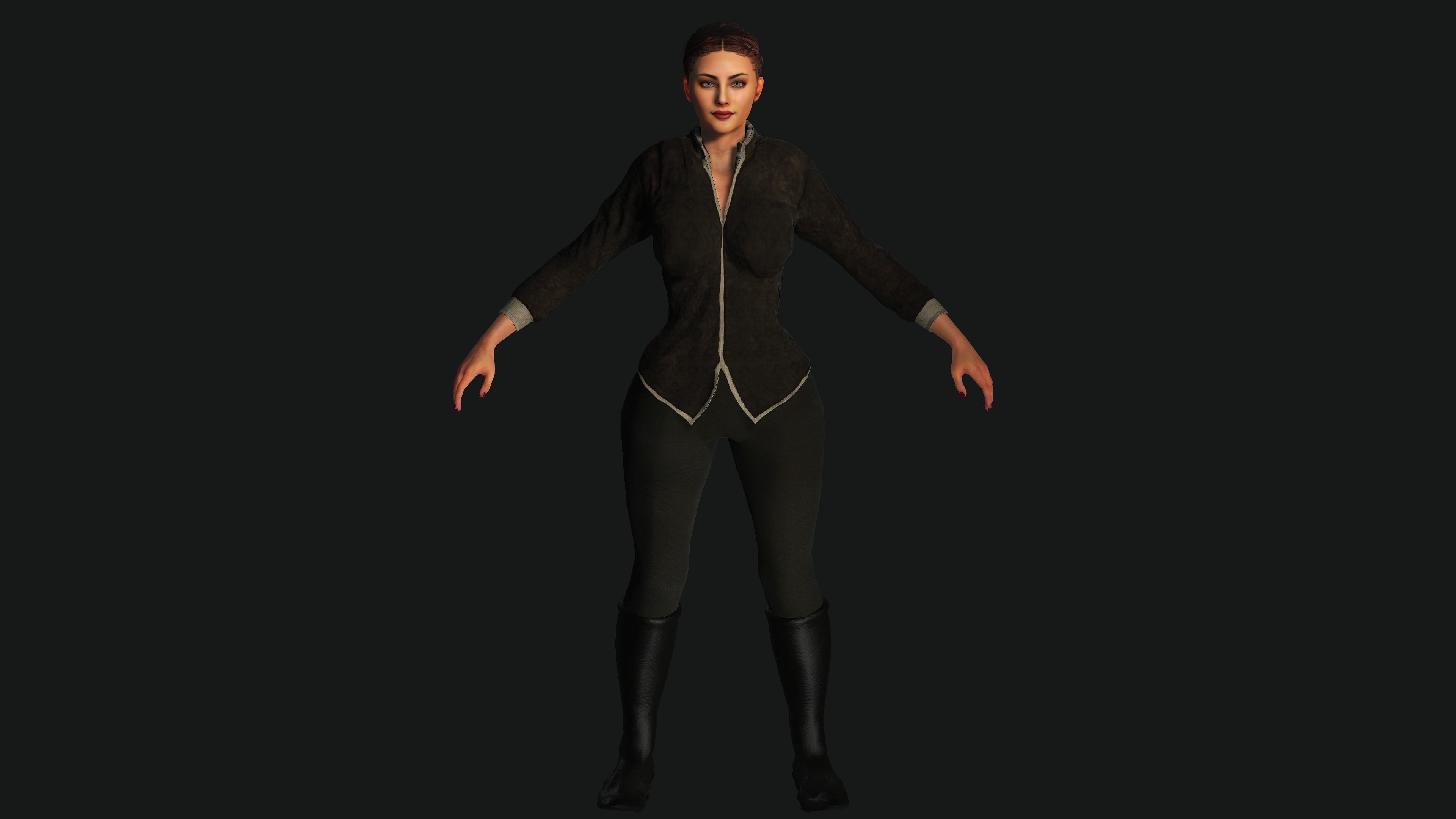 Assassin Character Model 3D model AAA 3D FANTASY WARRIOR ASSASSIN - REALISTIC RIG GAME CHARACTER ...