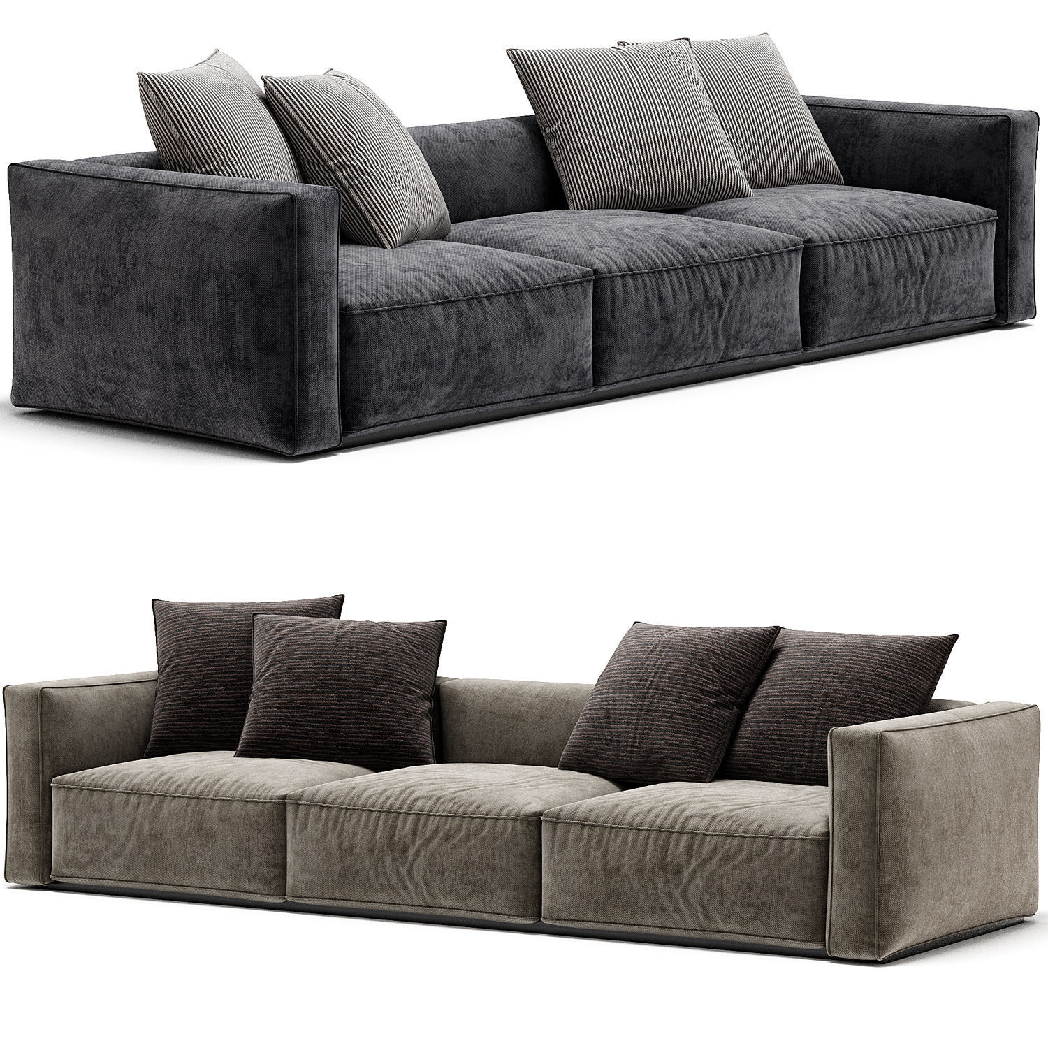 Poliform Shangai Sofa 3D model CGTrader