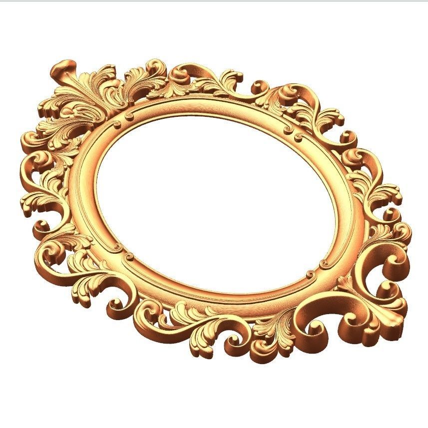 Frame ornament 3D model 3D printable | CGTrader