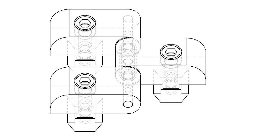 3D model Aluminum Captive LiftOff Hinge VR / AR / lowpoly CGTrader
