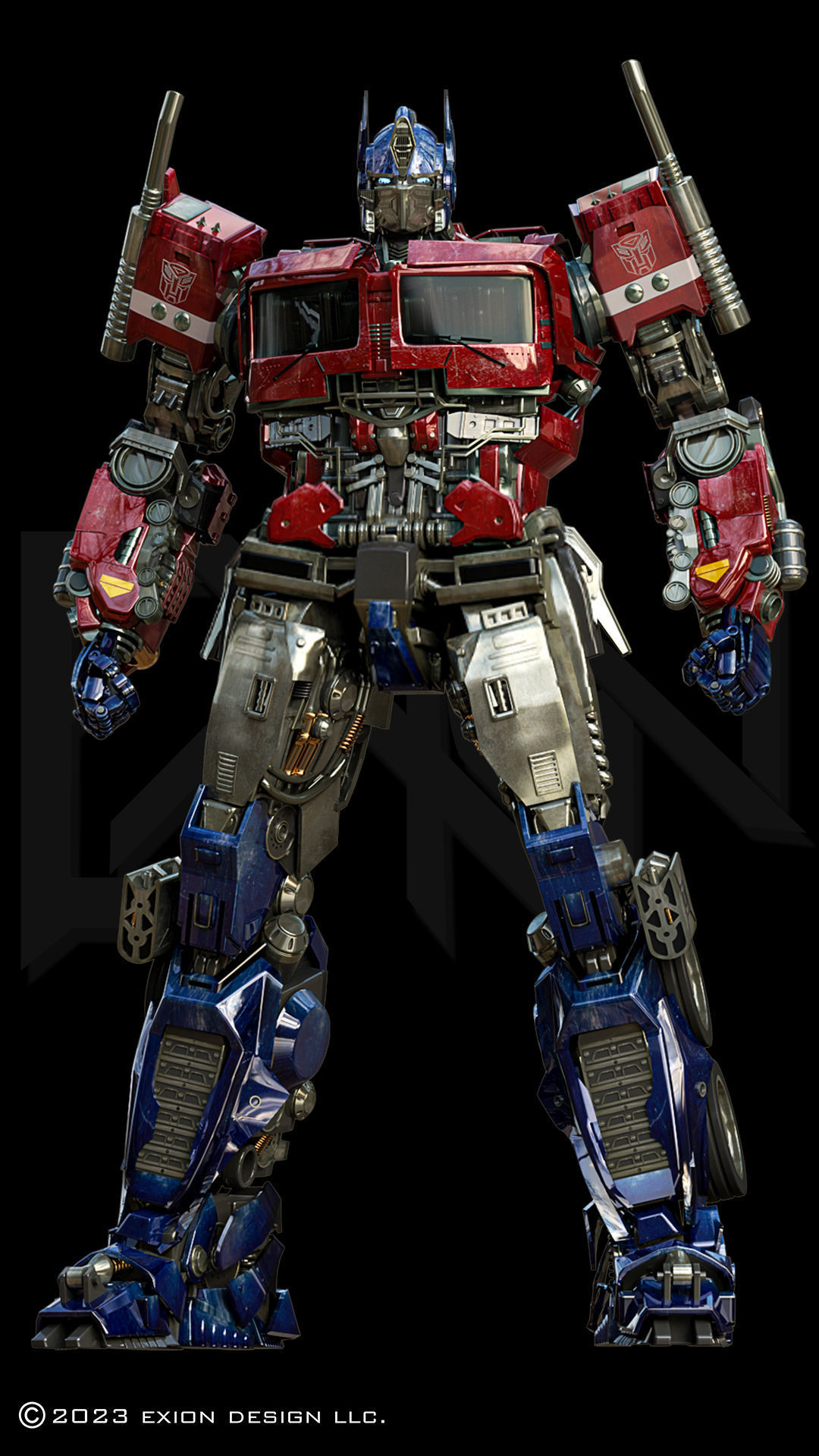 Transformers Optimus Prime Bumblebee Movie ver 3D model rigged | CGTrader