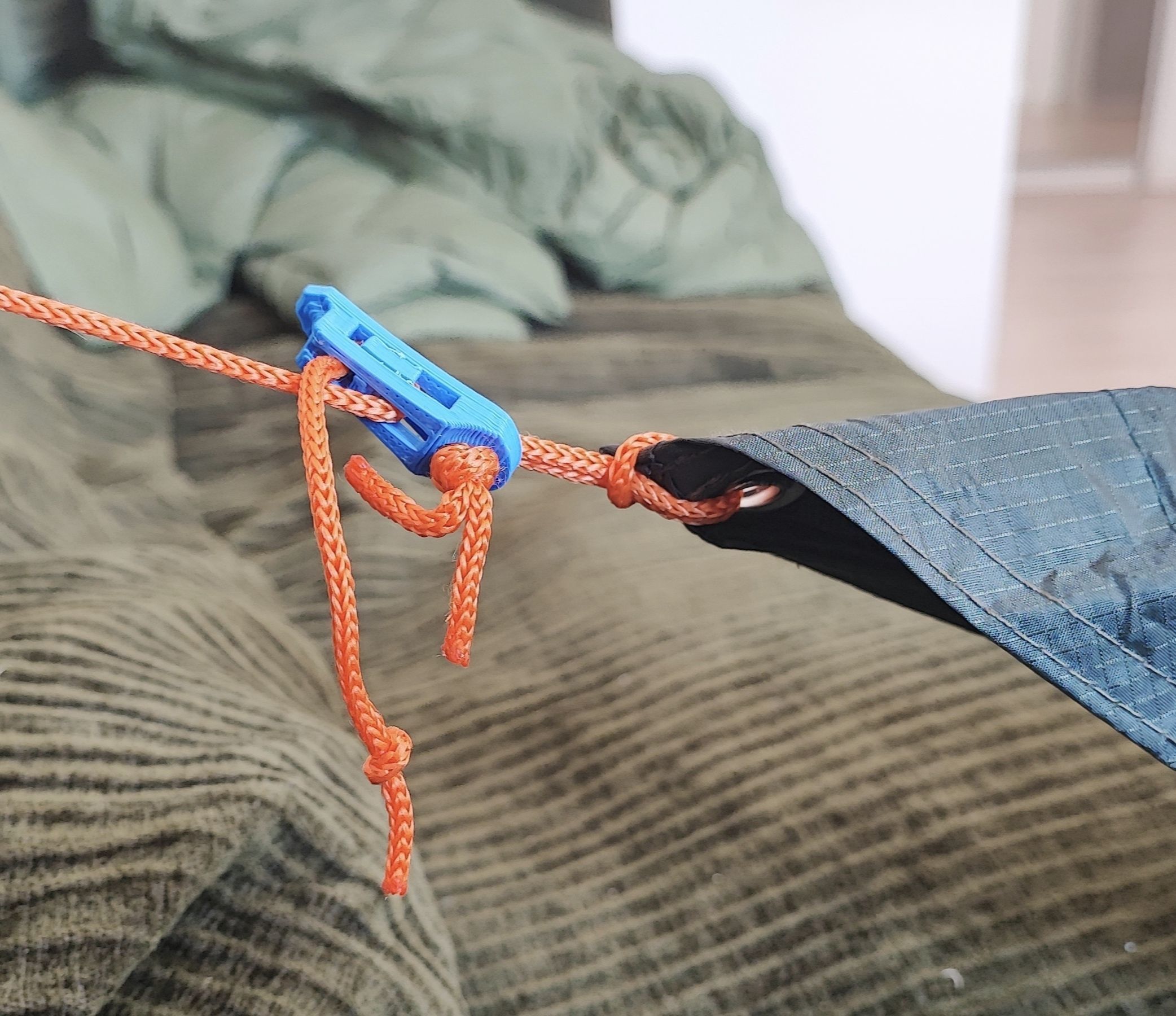 Tent and Tarp Line Tension Locking System 3D model 3D printable CGTrader