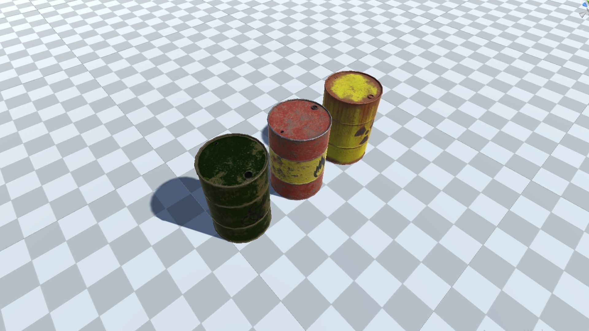3D model Game Ready Low-poly 3D Barrels VR / AR / low-poly | CGTrader