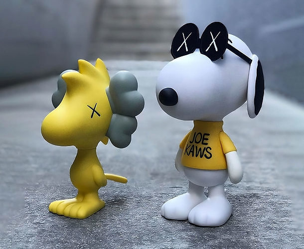 Kaws Snoopy x Woodstock for Print 3D model 3D printable CGTrader