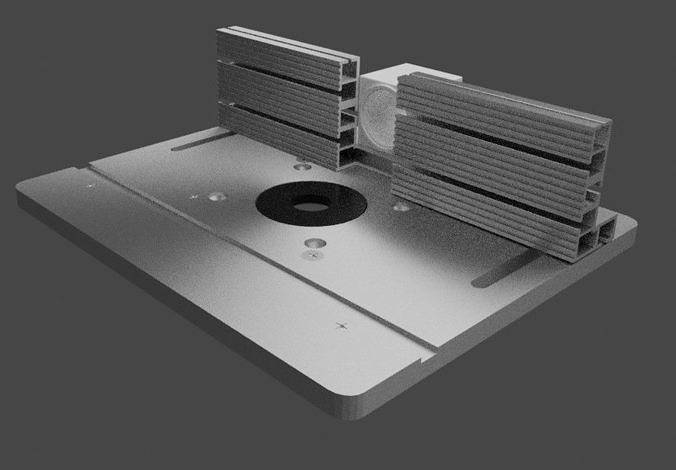 ROUTER TABLE INSERT 3D model | CGTrader