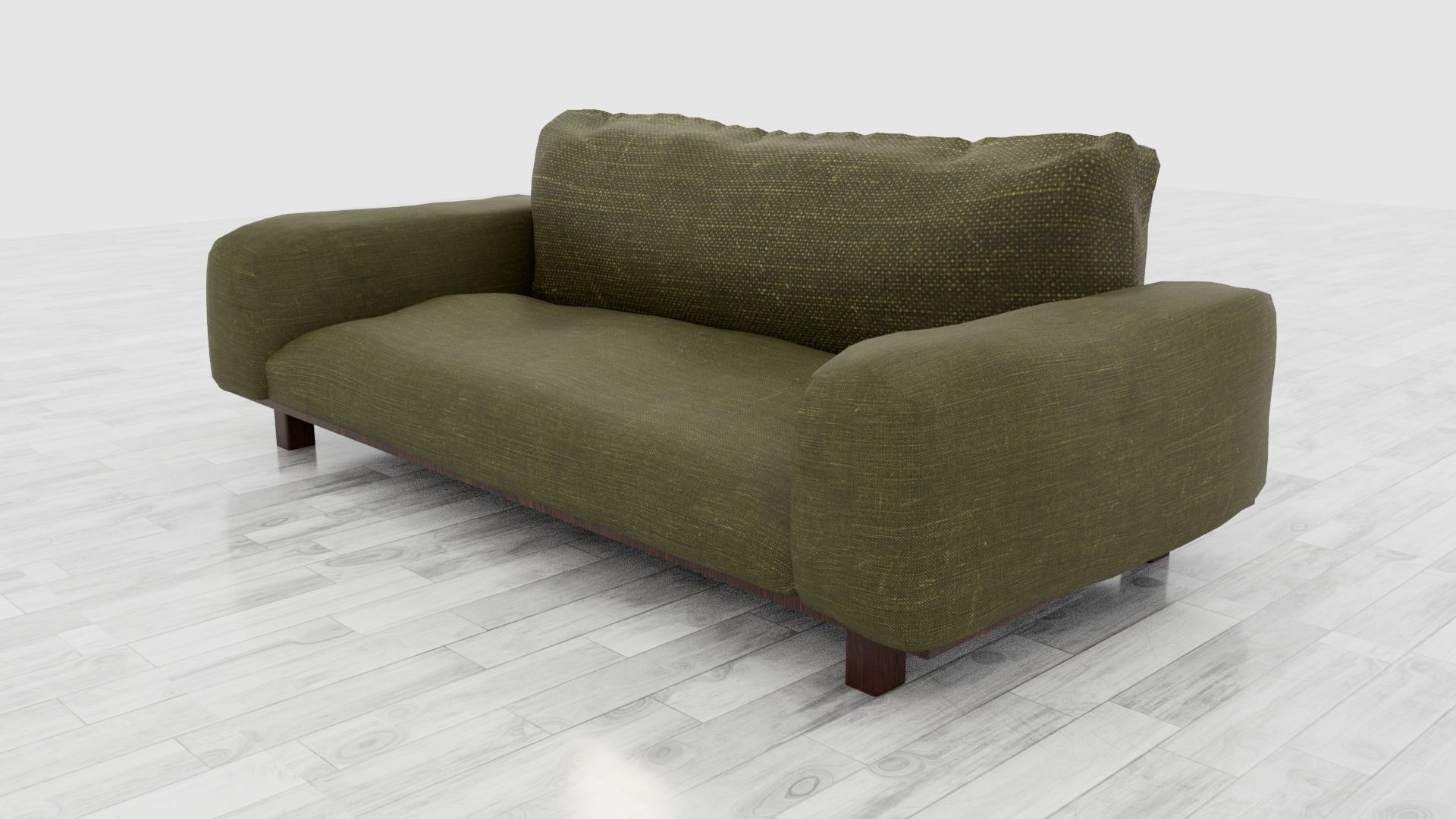 Sofa with fiber 3D model CGTrader