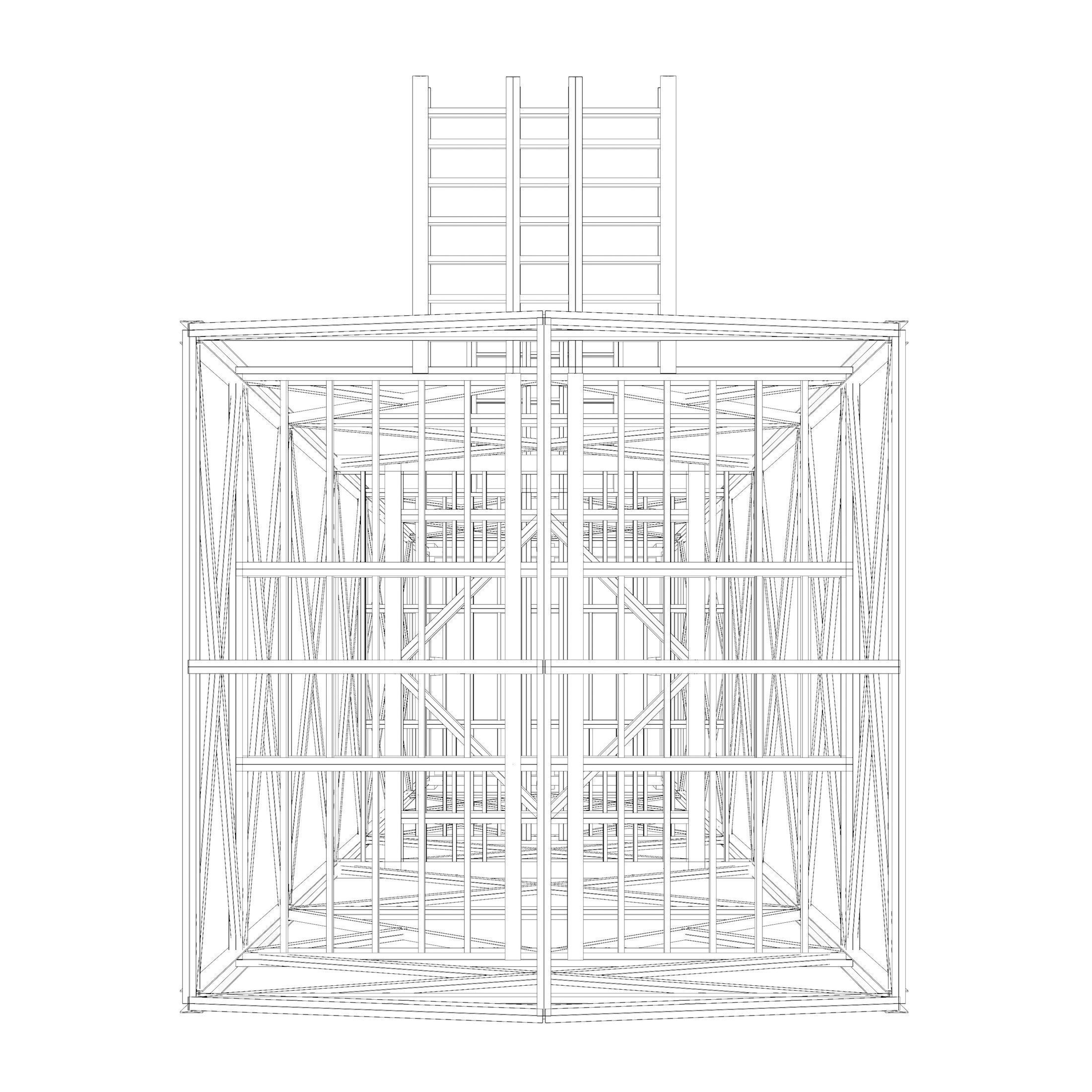 Structure for machine support 3D model CGTrader