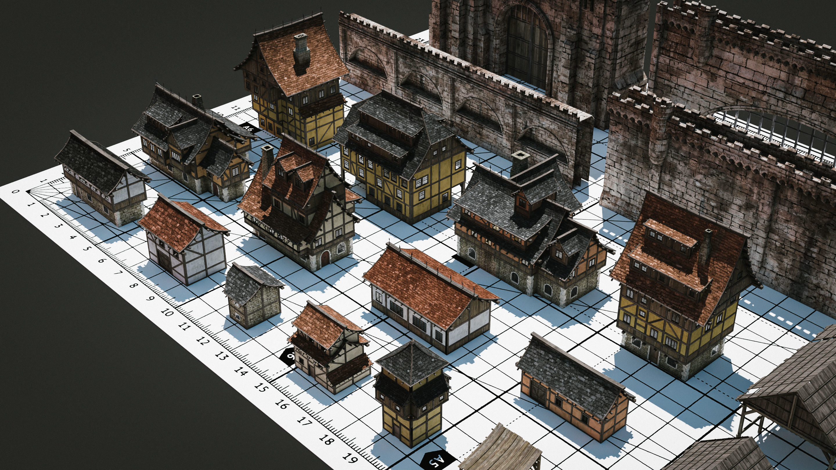 Medievel Fantasy Kit 3D model CGTrader