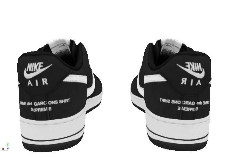 cdg x supreme x nike af1