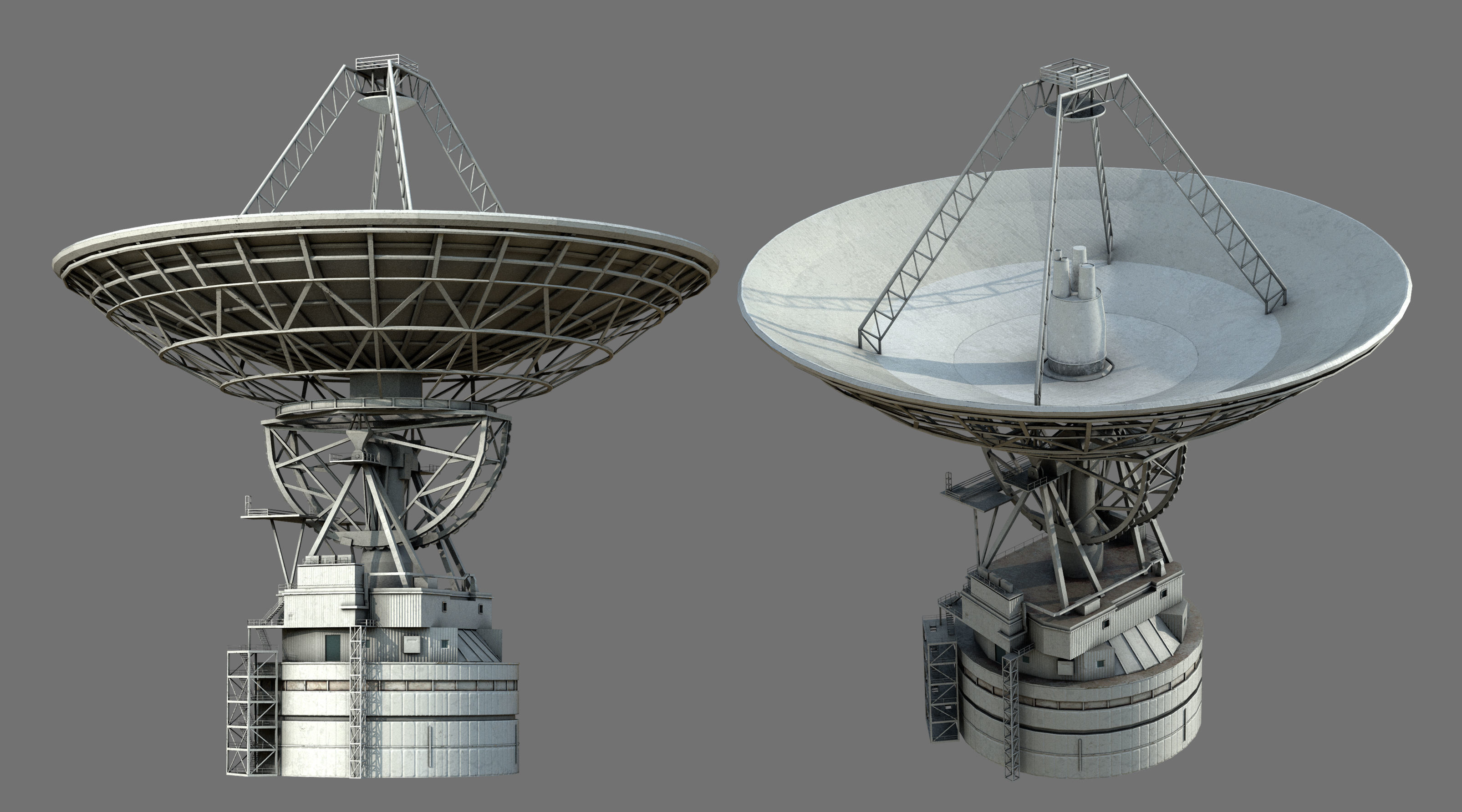 Space Network 3D model Deep Space Network Antenna VR / AR / low-poly | CGTrader