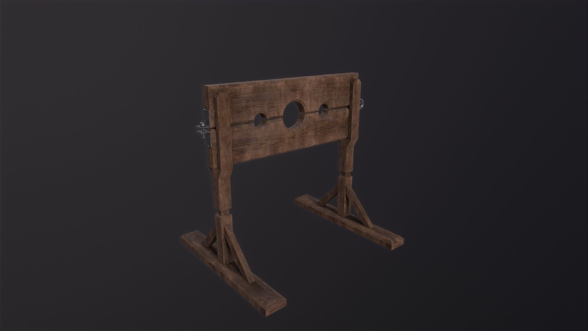 3D model Stocks prison 3D Model VR / AR / lowpoly CGTrader