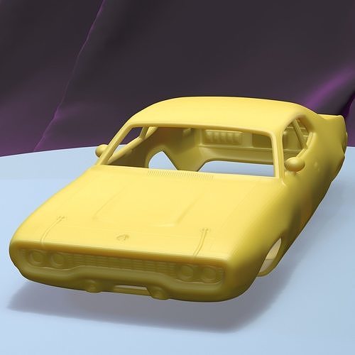 PLYMOUTH SATELLITE 1971 printable car body