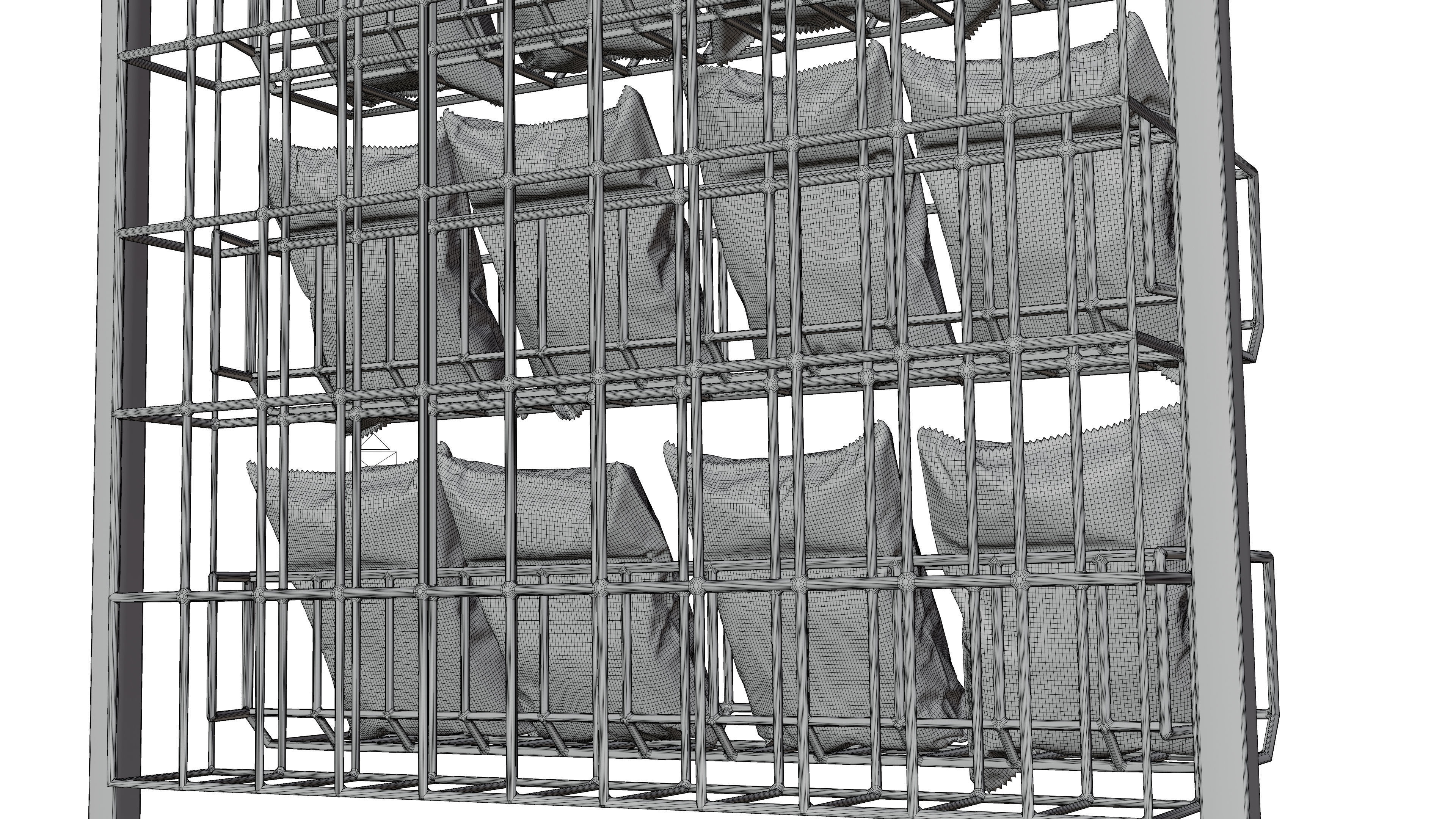 Chips Stand 3D model CGTrader