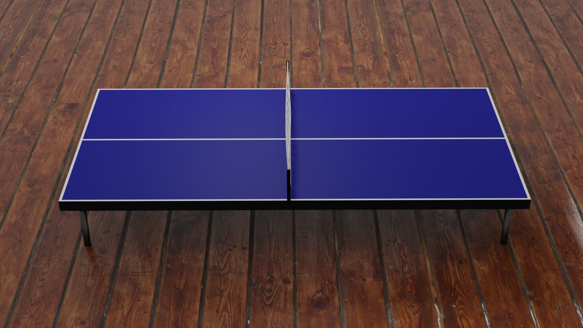 3D model Realistic 3D Ping Pong Table Model VR / AR / lowpoly CGTrader