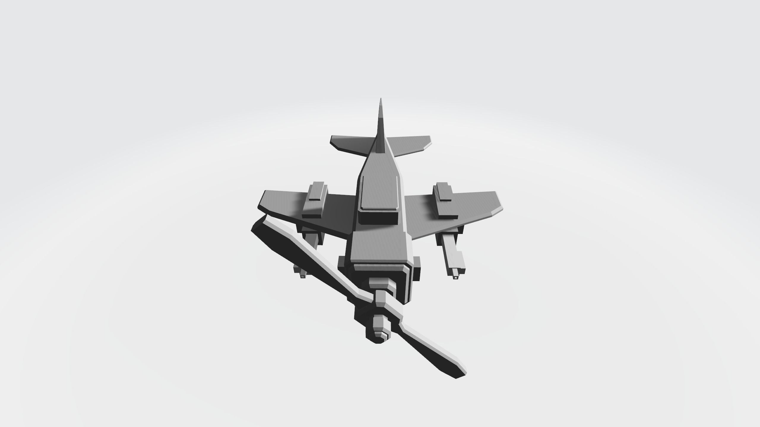 3D model Box propeller plane VR / AR / lowpoly CGTrader