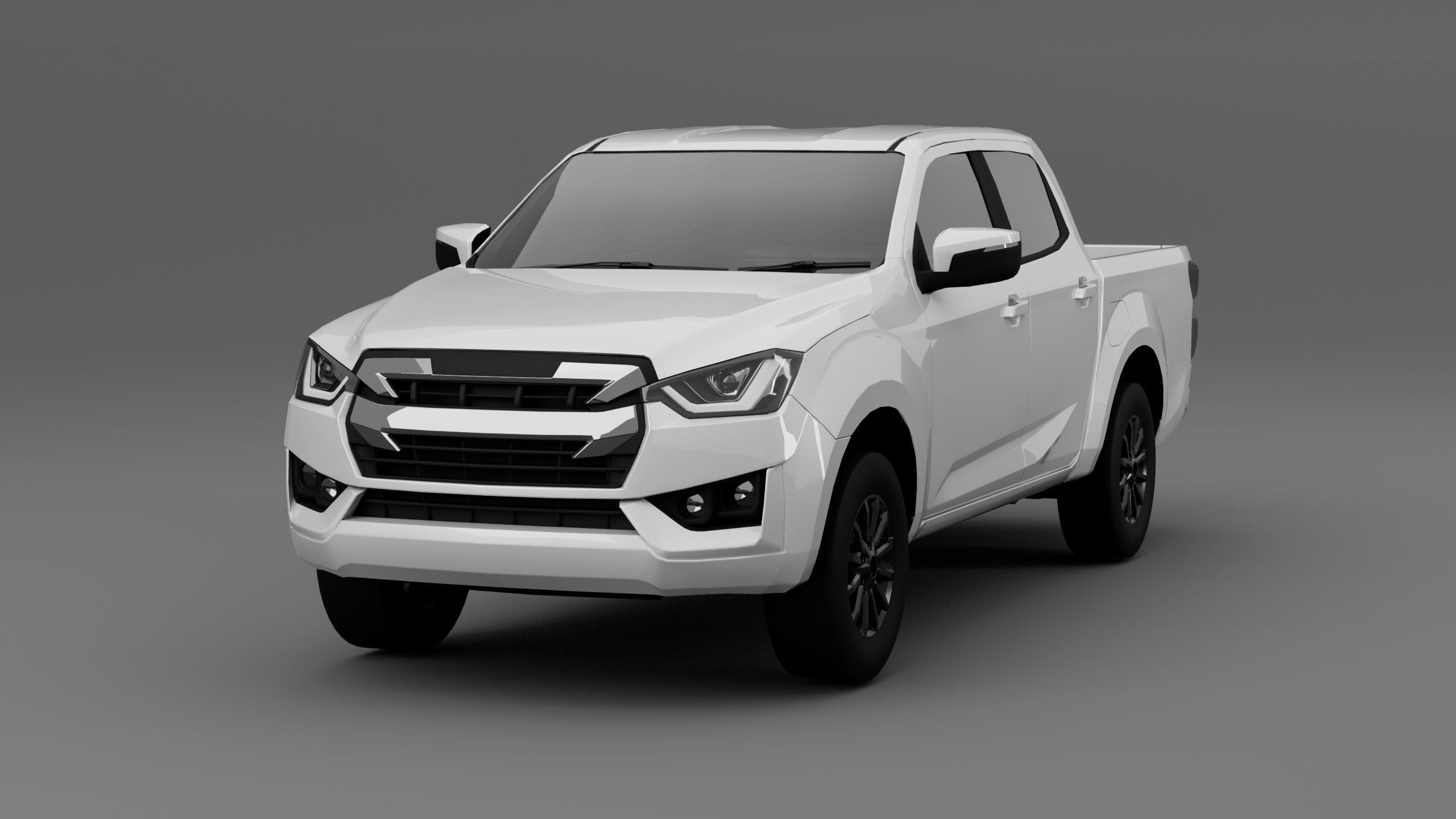 3D model isuzu dmax 2020 cab4 VR / AR / low-poly | CGTrader