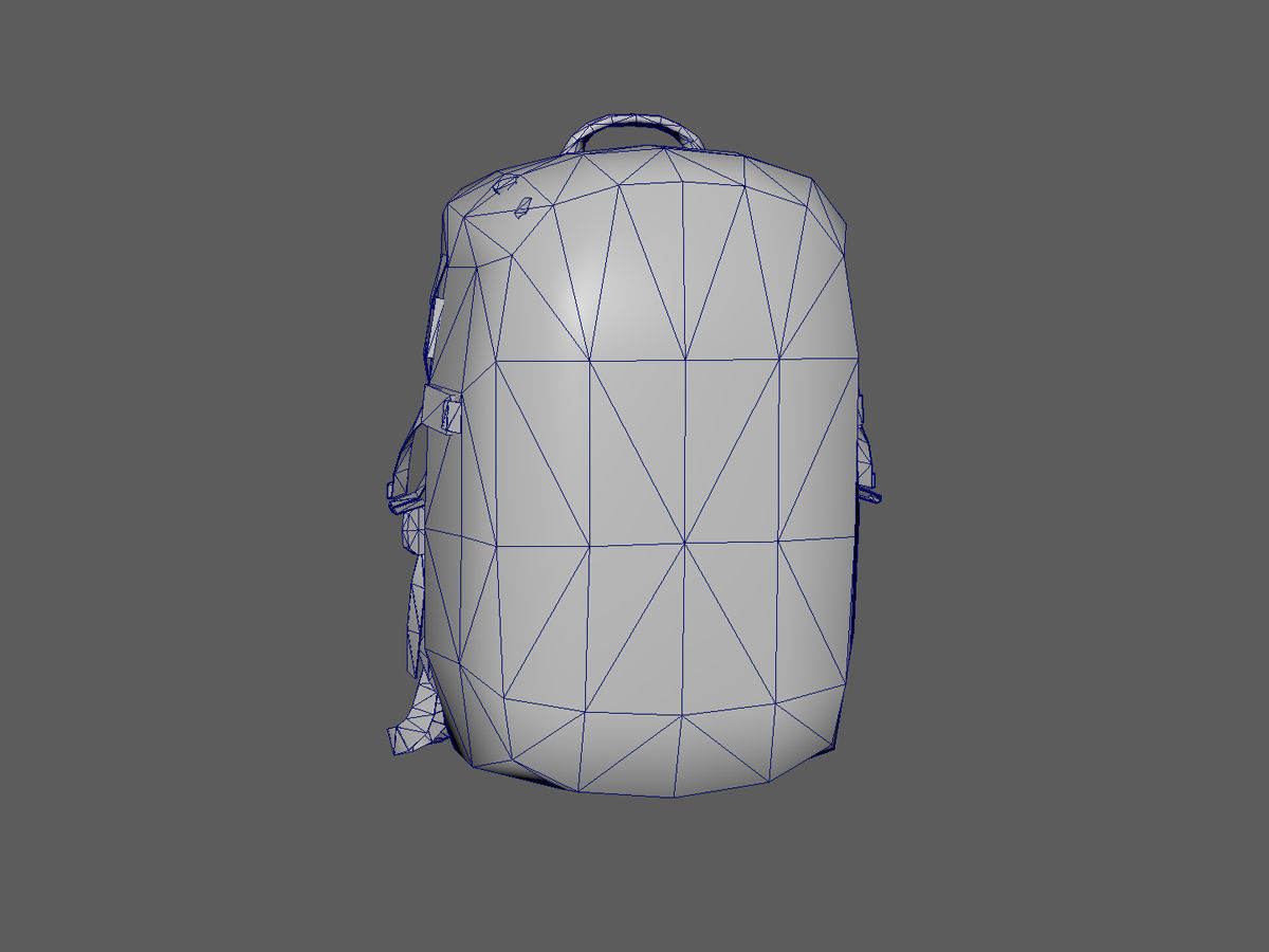 3D model Bag Backpack 3D model 004 VR / AR / low-poly | CGTrader