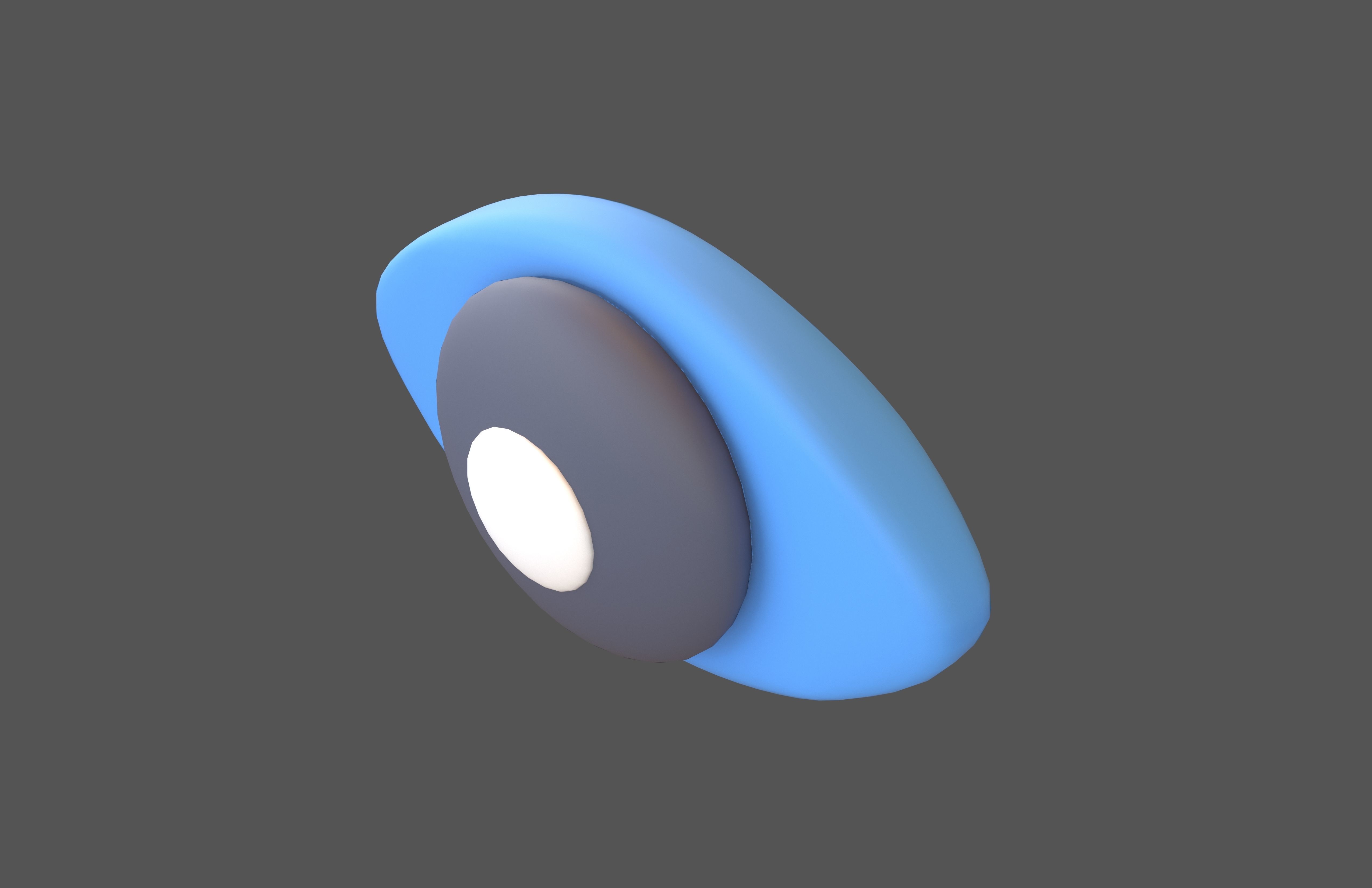 3D model Eyes Symbol V1 002 VR / AR / low-poly | CGTrader