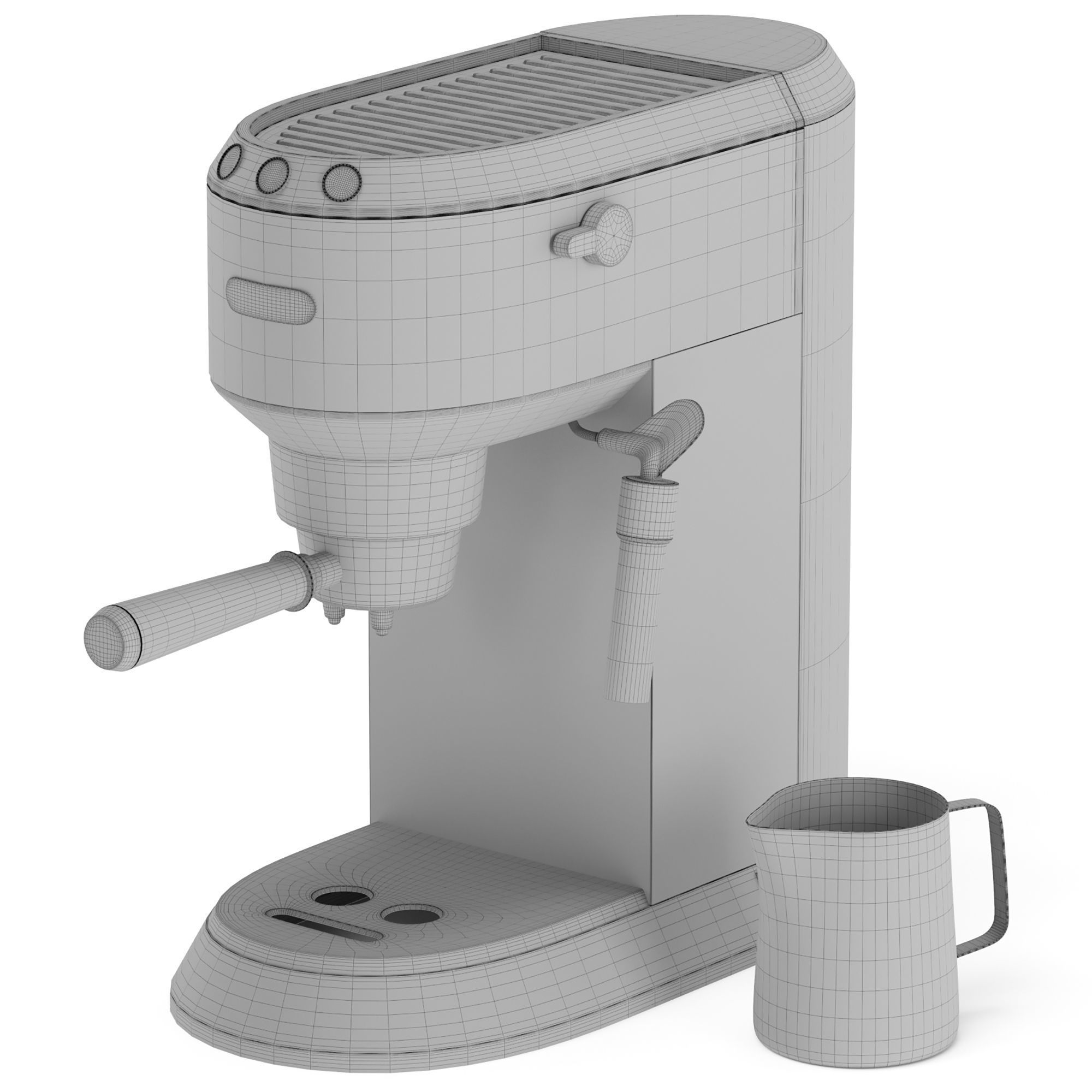 DELONGHI espresso coffee machine 3D model CGTrader