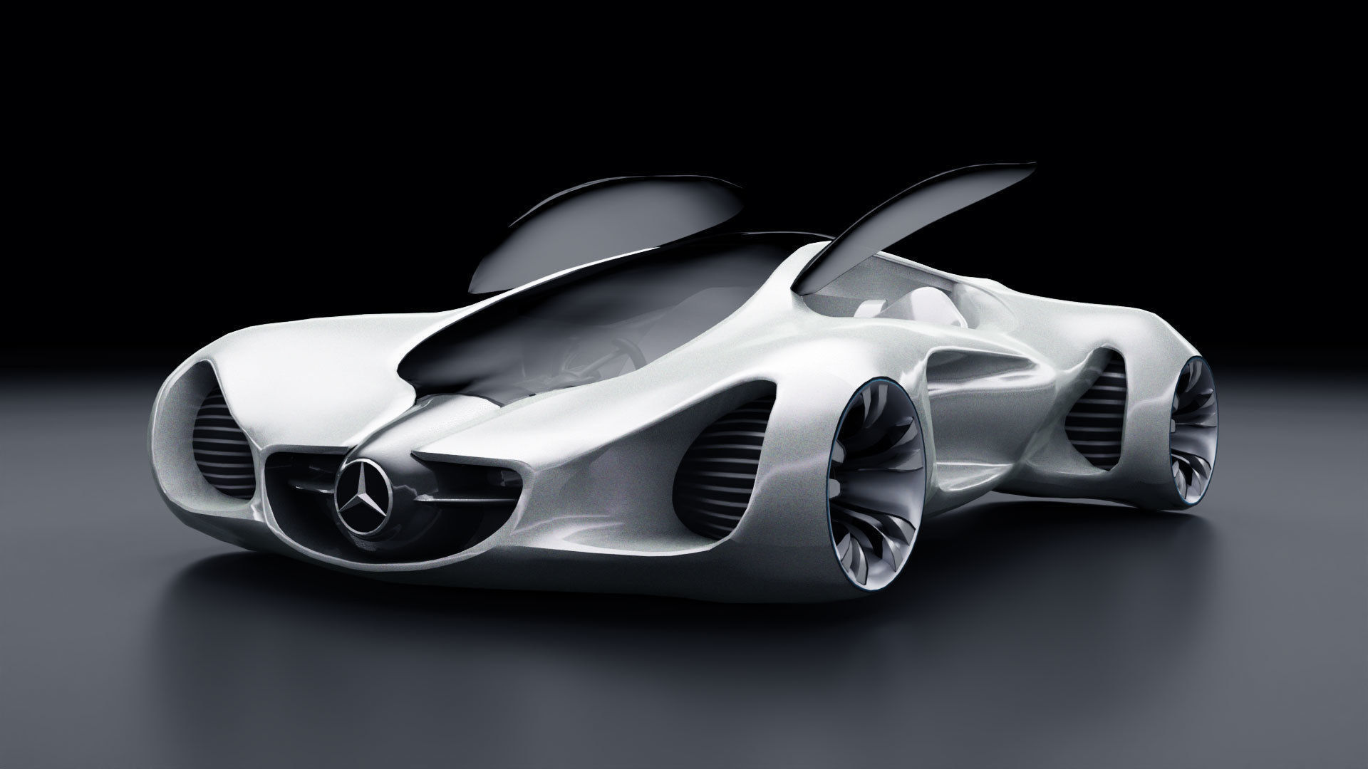 3D model Mercedes Benz Biome VR / AR / lowpoly CGTrader