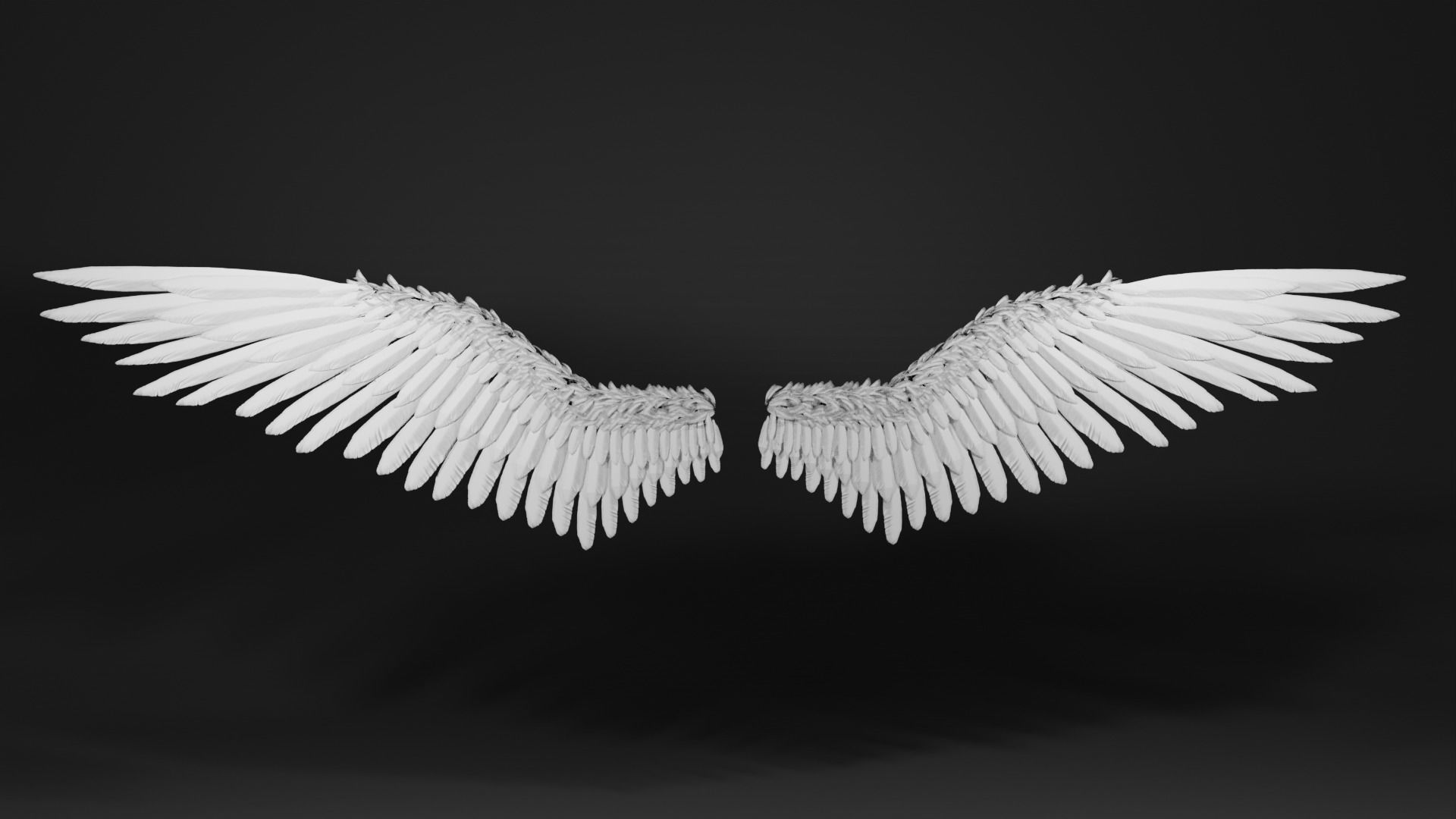 Angel Wings Version 2 3D model rigged CGTrader