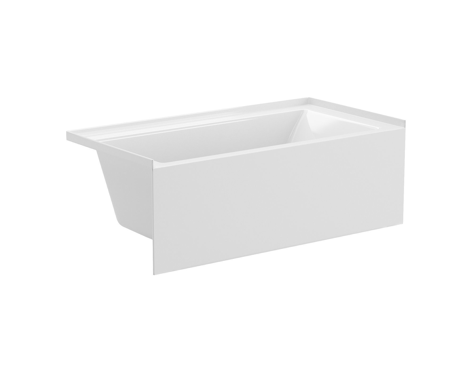 Clear 6030 Alcove Bathtub 3D model CGTrader