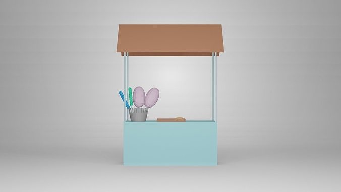 Candy Stand 3D Model free 3D model | CGTrader