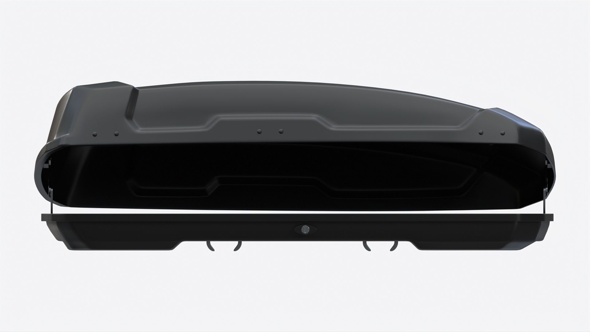 Car Cargo Roof Box Open 3D model CGTrader