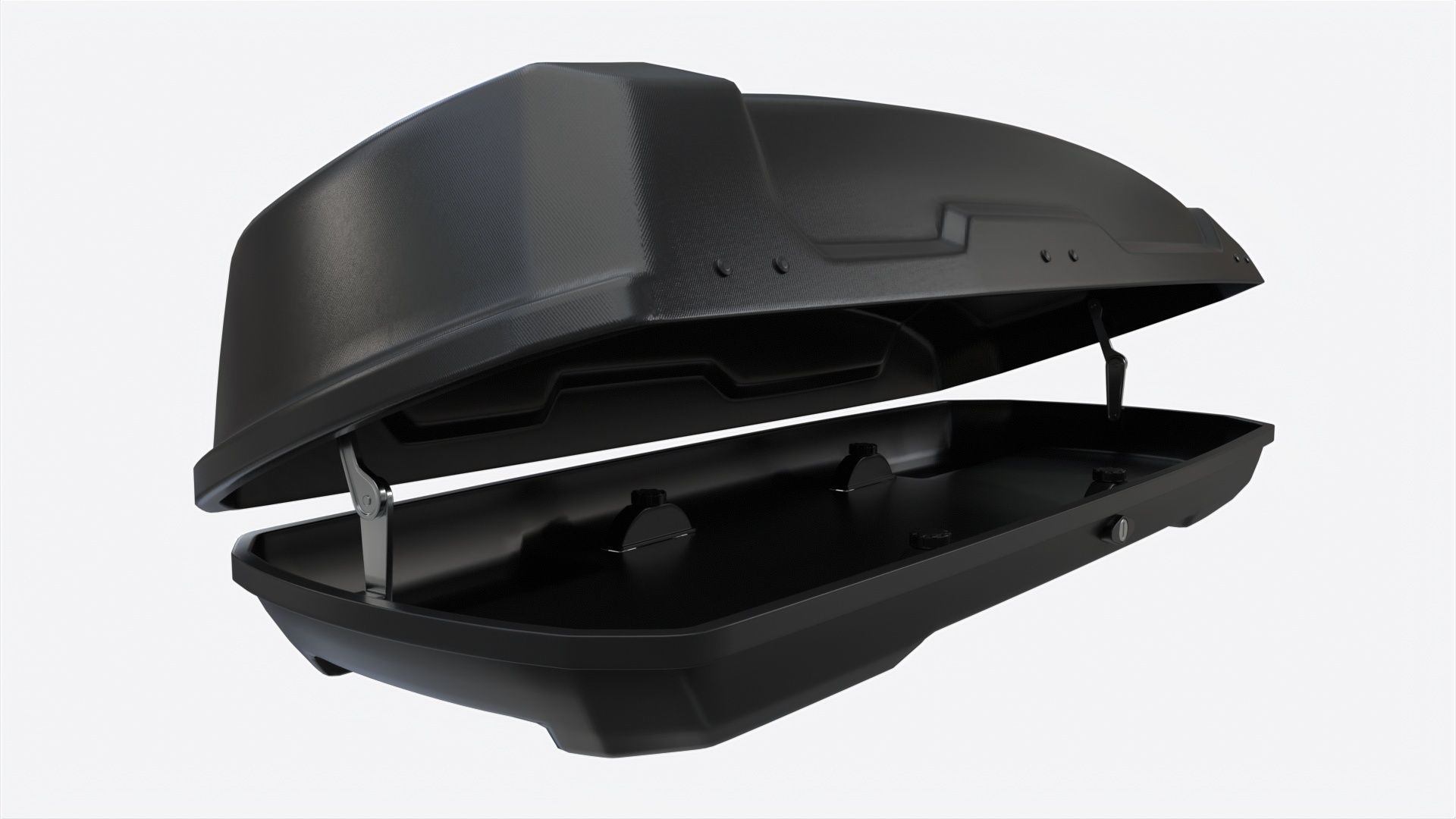 Car Cargo Roof Box Open 3D model CGTrader