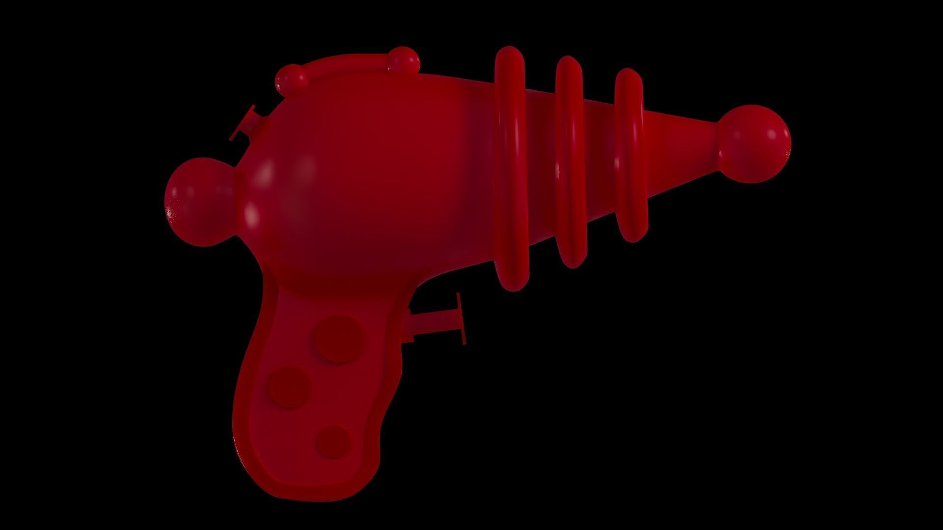 Toy Water Gun Pistol 3D model CGTrader