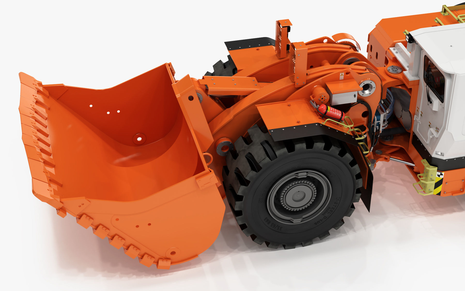 Underground Mining Loader LH621i 3D model | CGTrader