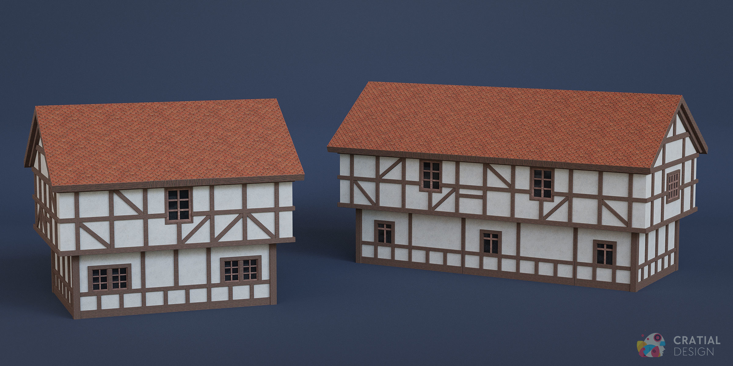 Building Modular Set 3d Model Array Stylized Modular European Building Kit 3D model | CGTrader