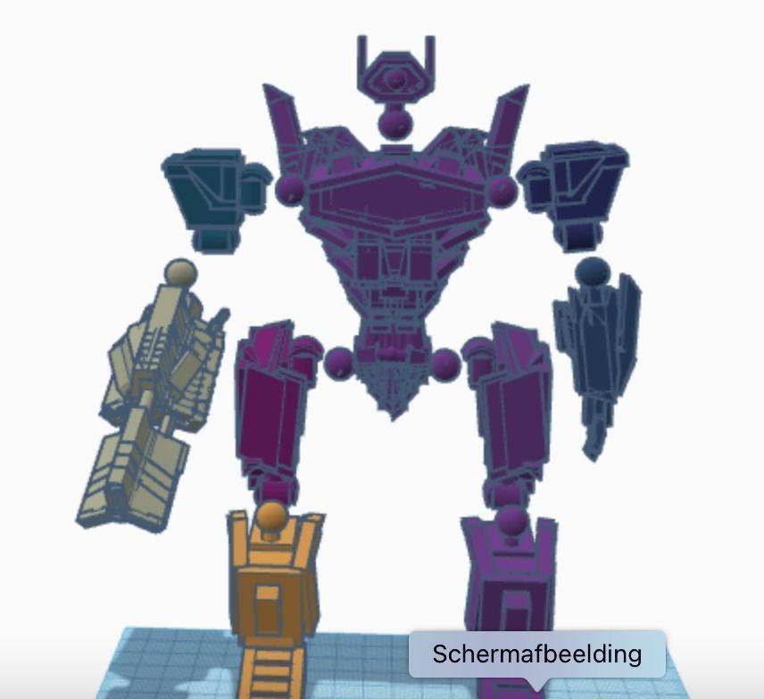 x shockwave transformers fall of cybertron 3D model 3D printable