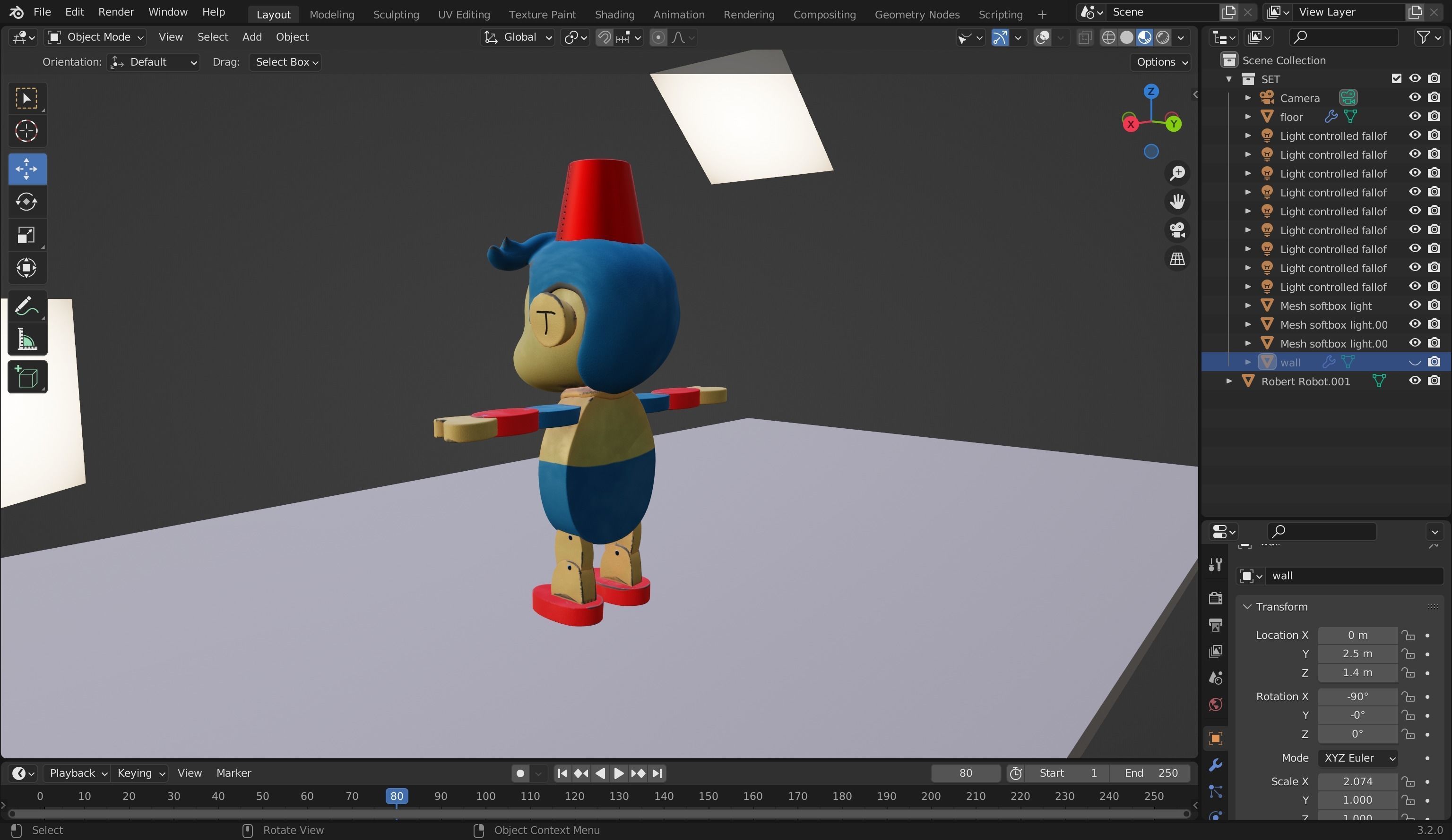 3D model Robert Robot 3D Model VR / AR / low-poly | CGTrader
