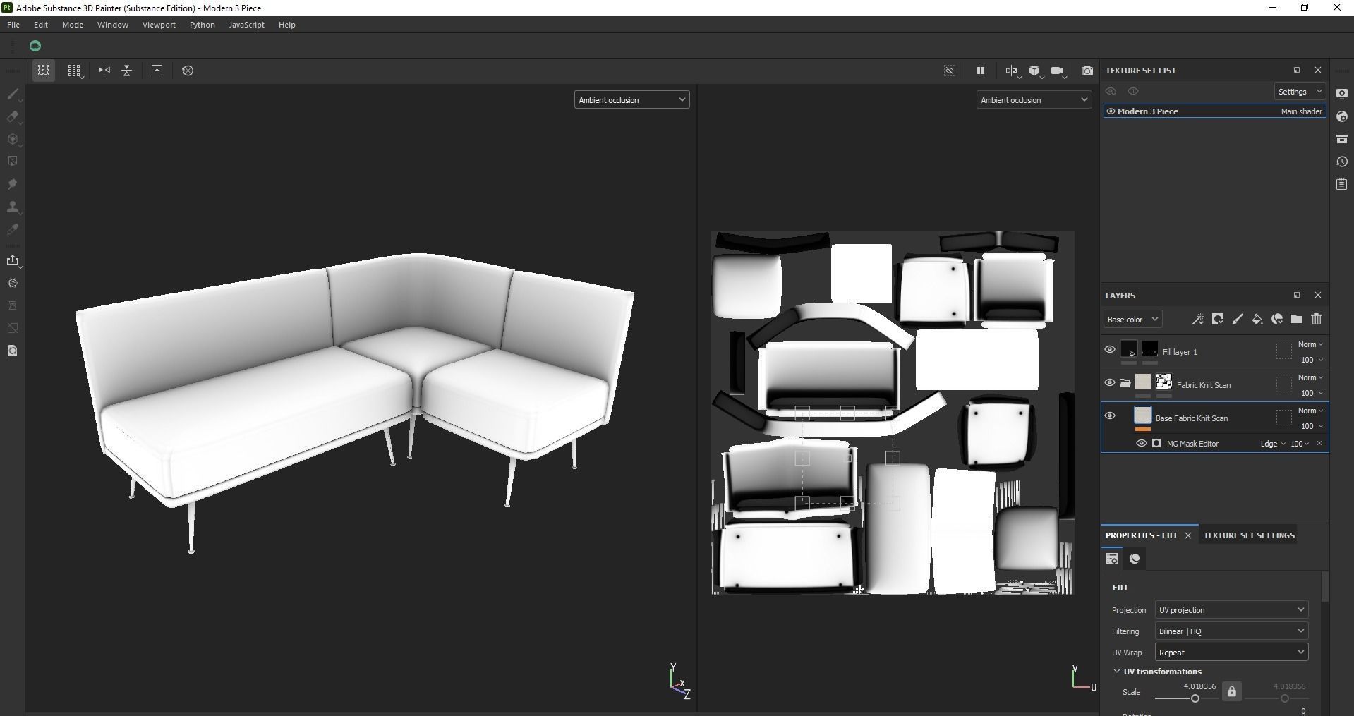 3D model modular seating - modular sofa - lounge seating - couch VR ...