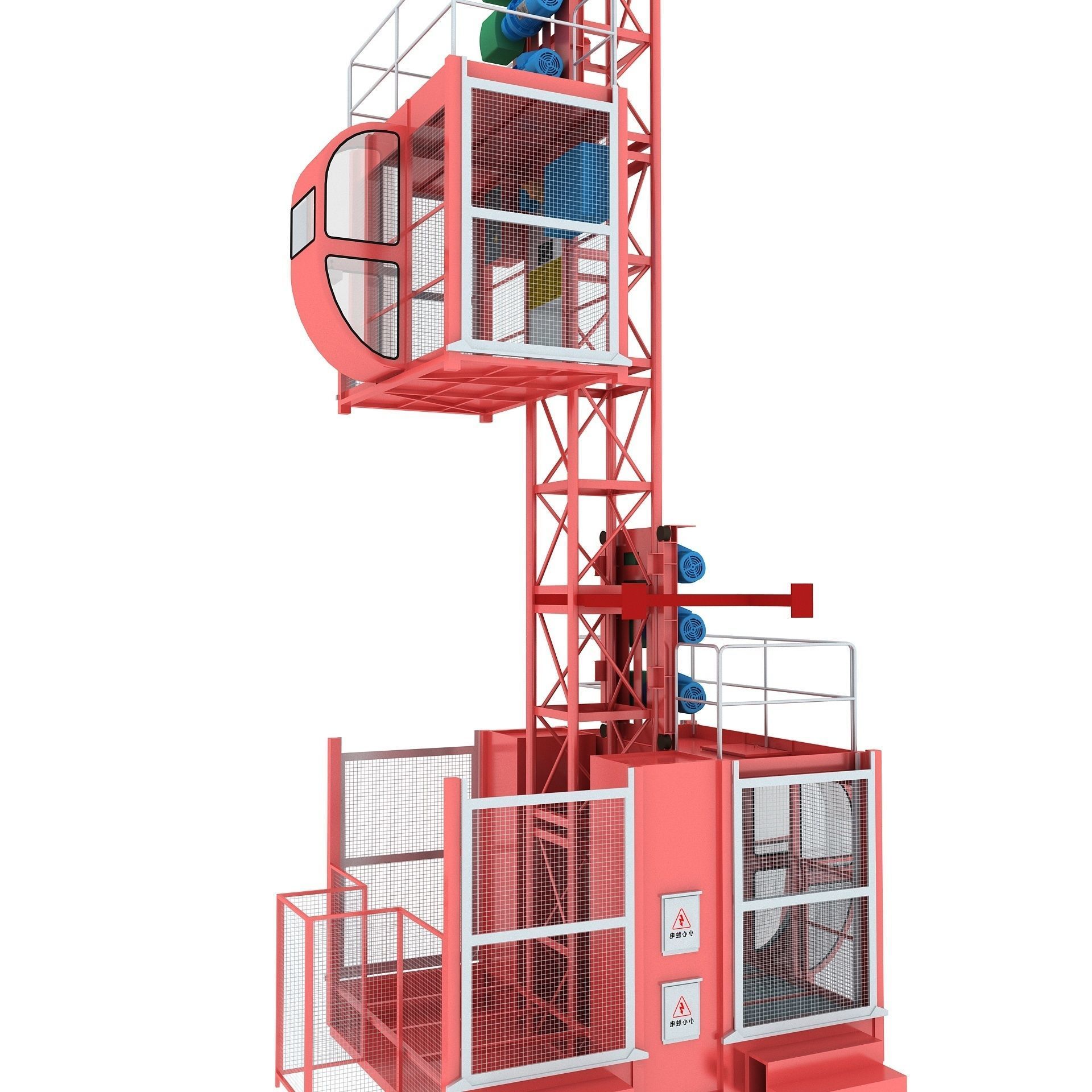 Construction Hoisting Elevator 3D model | CGTrader