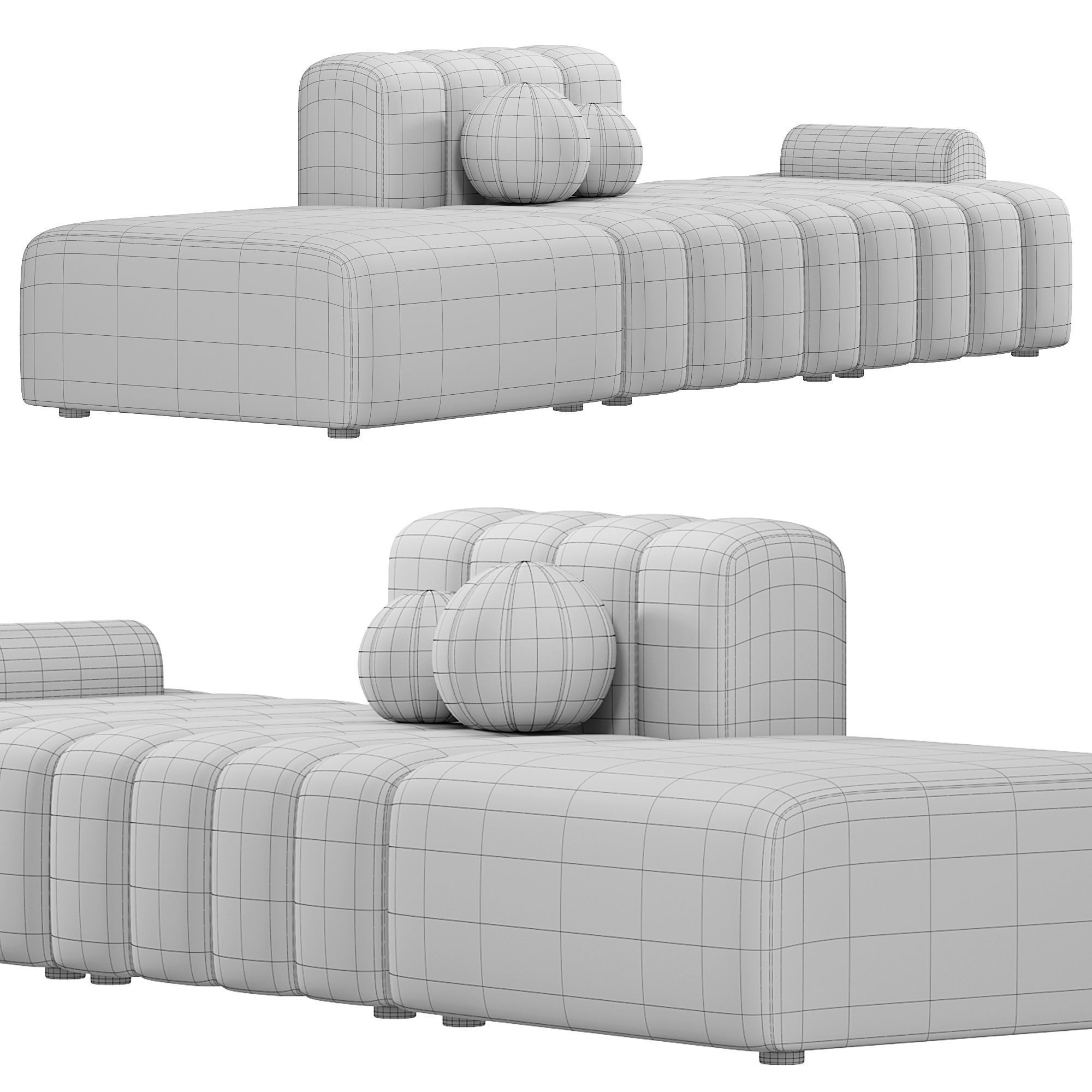 Modular Sofa STUDIO NORR11 3D model CGTrader