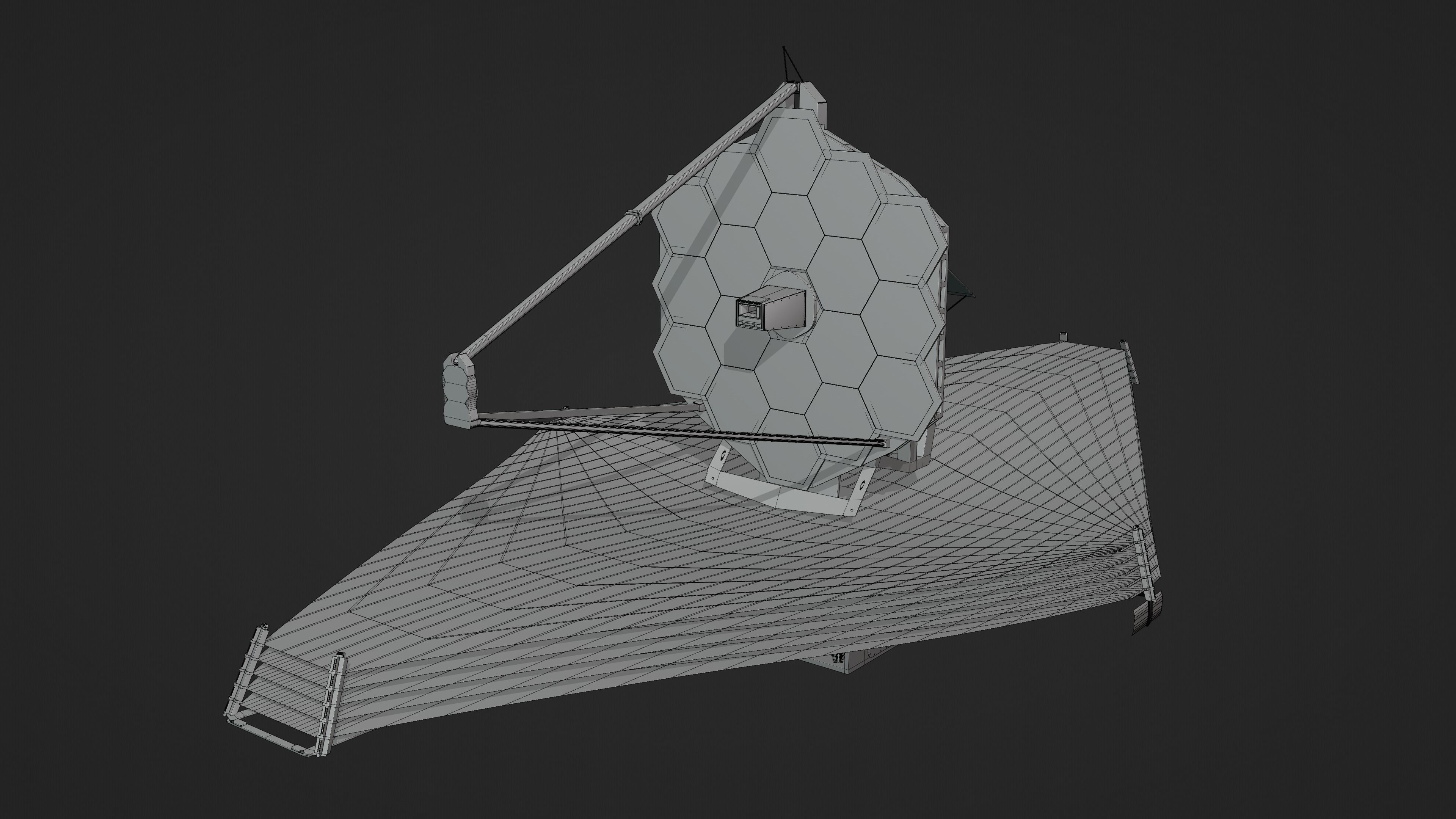 JWST Space Telescope 3D model | CGTrader