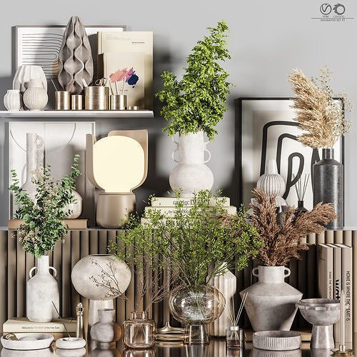 decorative set 31 3D model | CGTrader