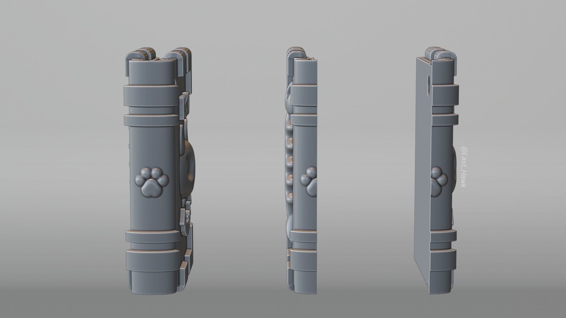 Nekonomicon keychain or Necronomicon for cats 3D model 3D printable ...